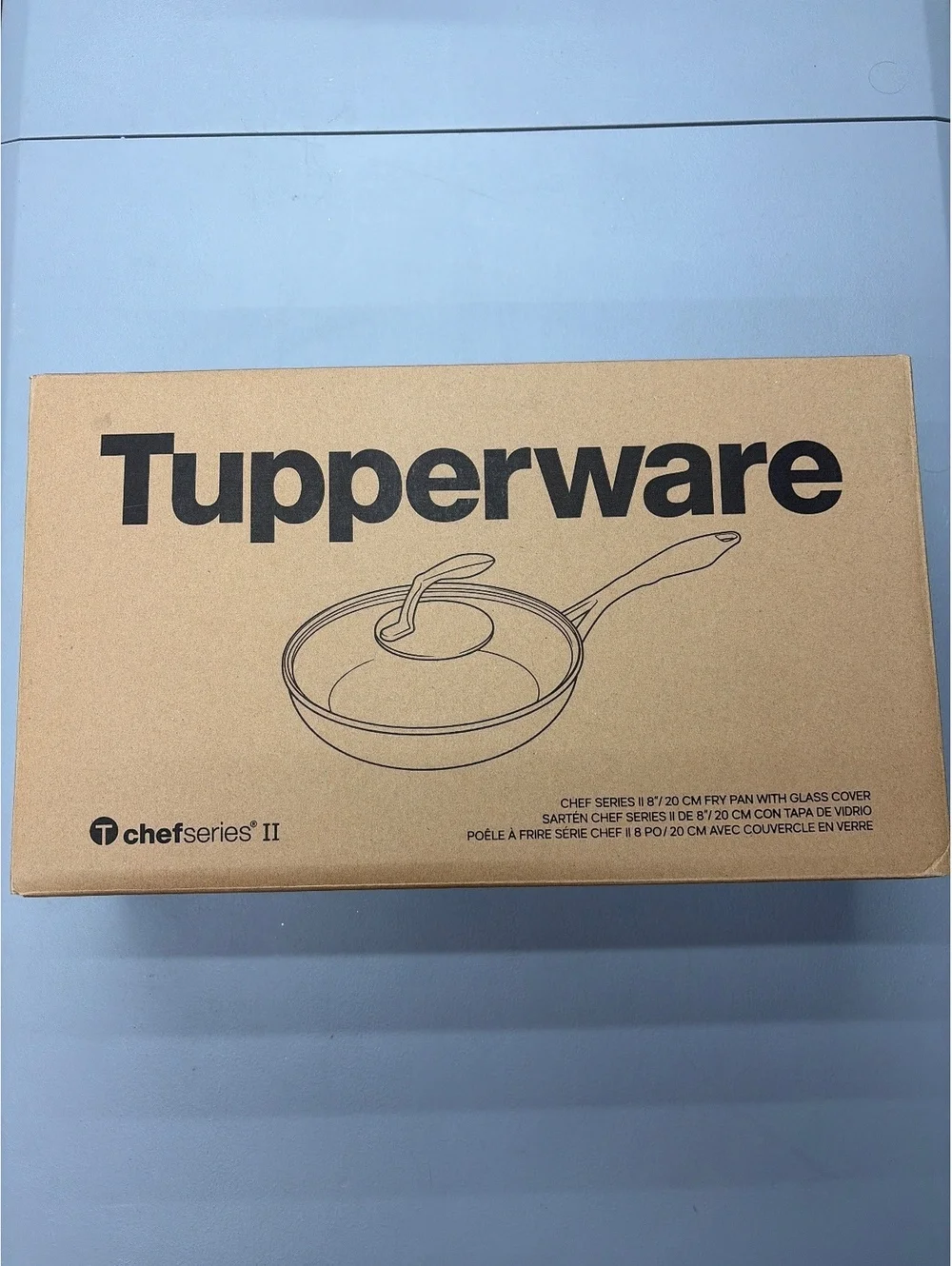 NEW Tupperware Chef Series II Frypan with Glass Cover | 8 in / 20 cm